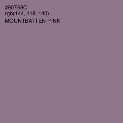 #90768C - Mountbatten Pink Color Image